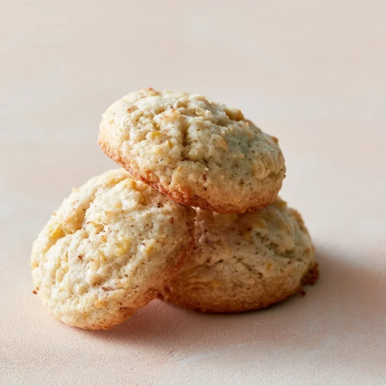 Delicious chewy banana bread cookies on a plate, perfect for snacking.