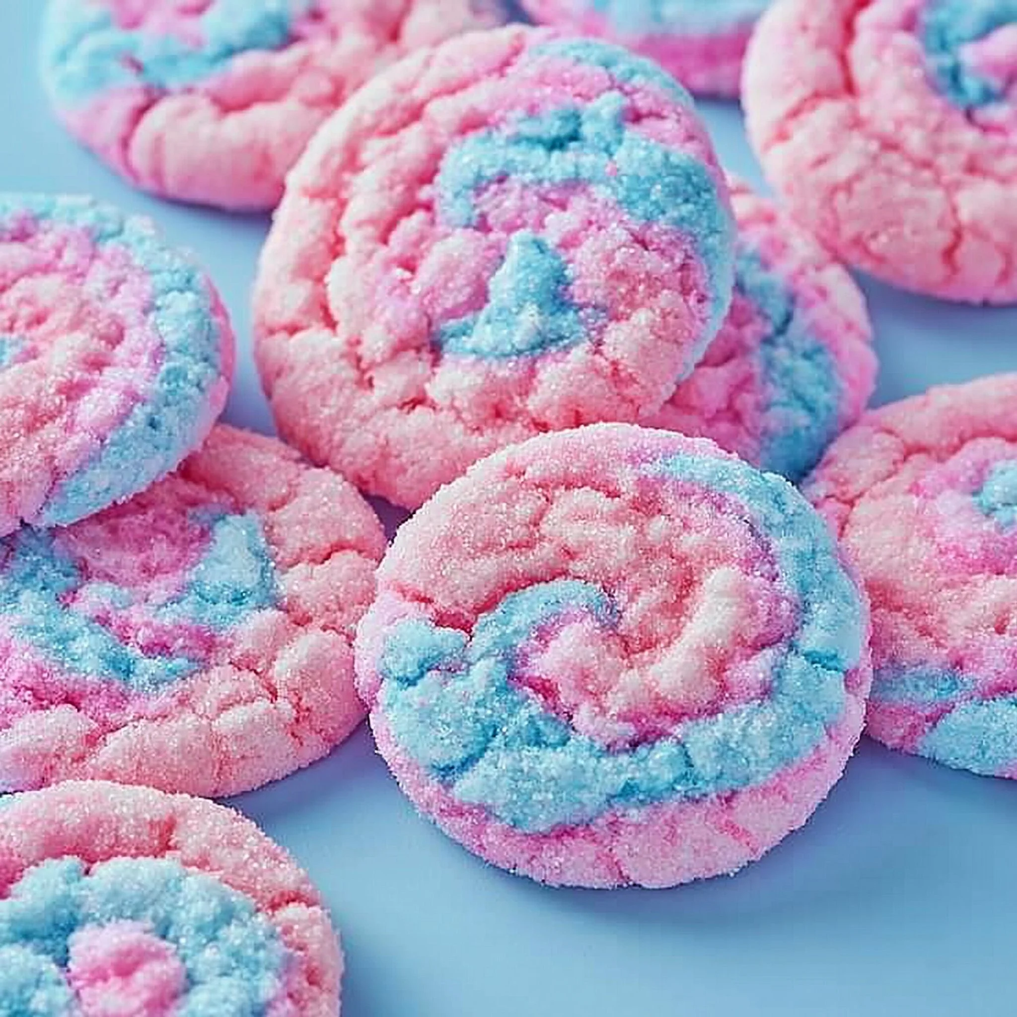 Cotton Candy Cookies