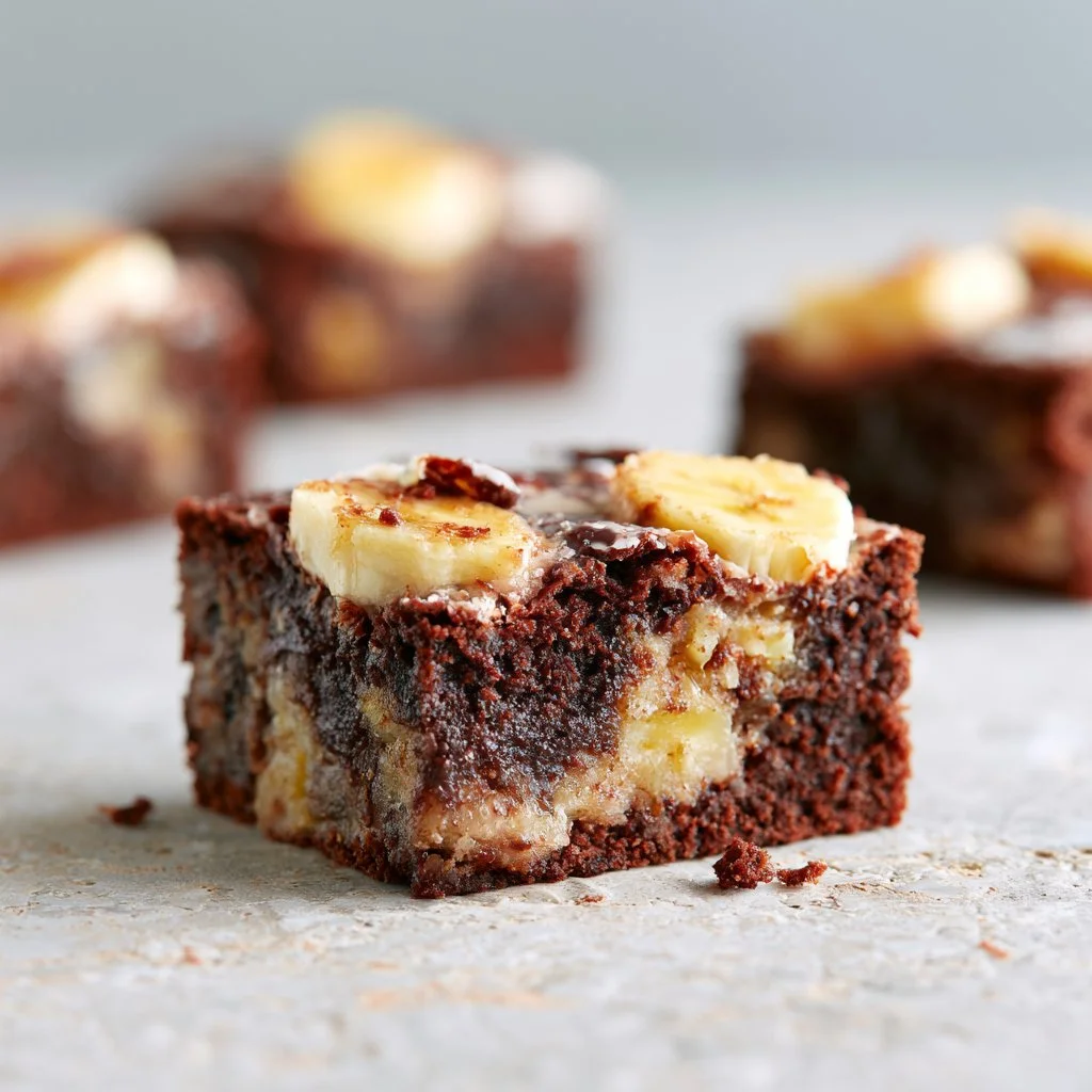 Healthy Banana Brownies
