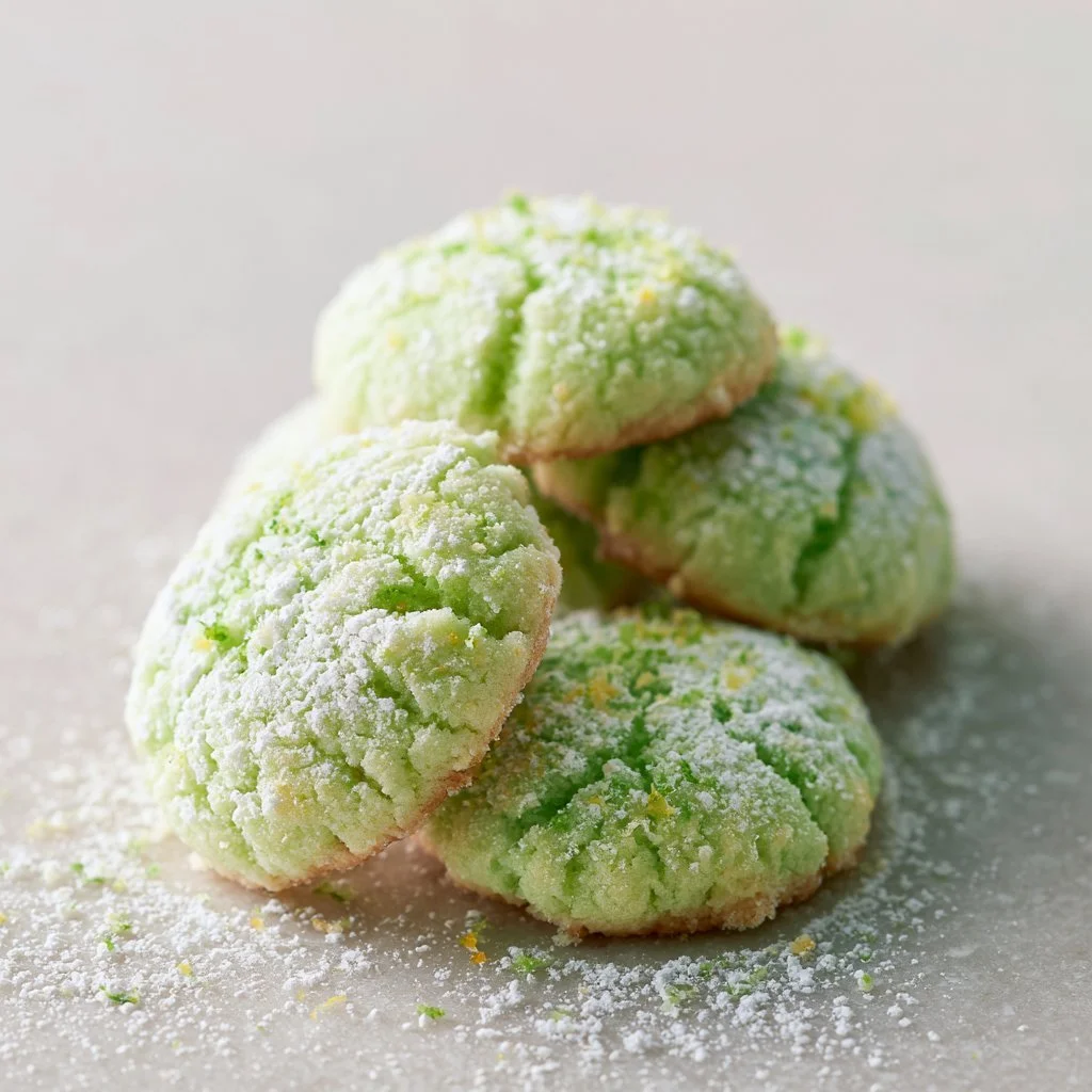Delicious Key Lime Cookies with a zesty lime flavor and a soft texture